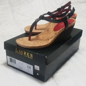 Ralph Lauren Summer wedges - NEW